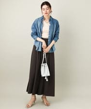 K2BGV37044 a.v.v(アー・ヴェ・ヴェ) ベーシックデニムシャツ ネイビー