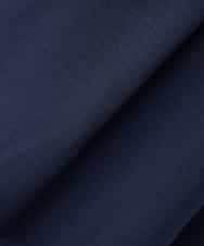 K2BHD06044 a.v.v(アー・ヴェ・ヴェ) 【接触冷感/UVカット】リネンライクスキッパーブラウス【セットアップ対応/アンチピリング】 ネイビー