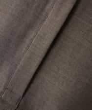 K2BHD06044 a.v.v(アー・ヴェ・ヴェ) 【接触冷感/UVカット】リネンライクスキッパーブラウス【セットアップ対応/アンチピリング】 ネイビー