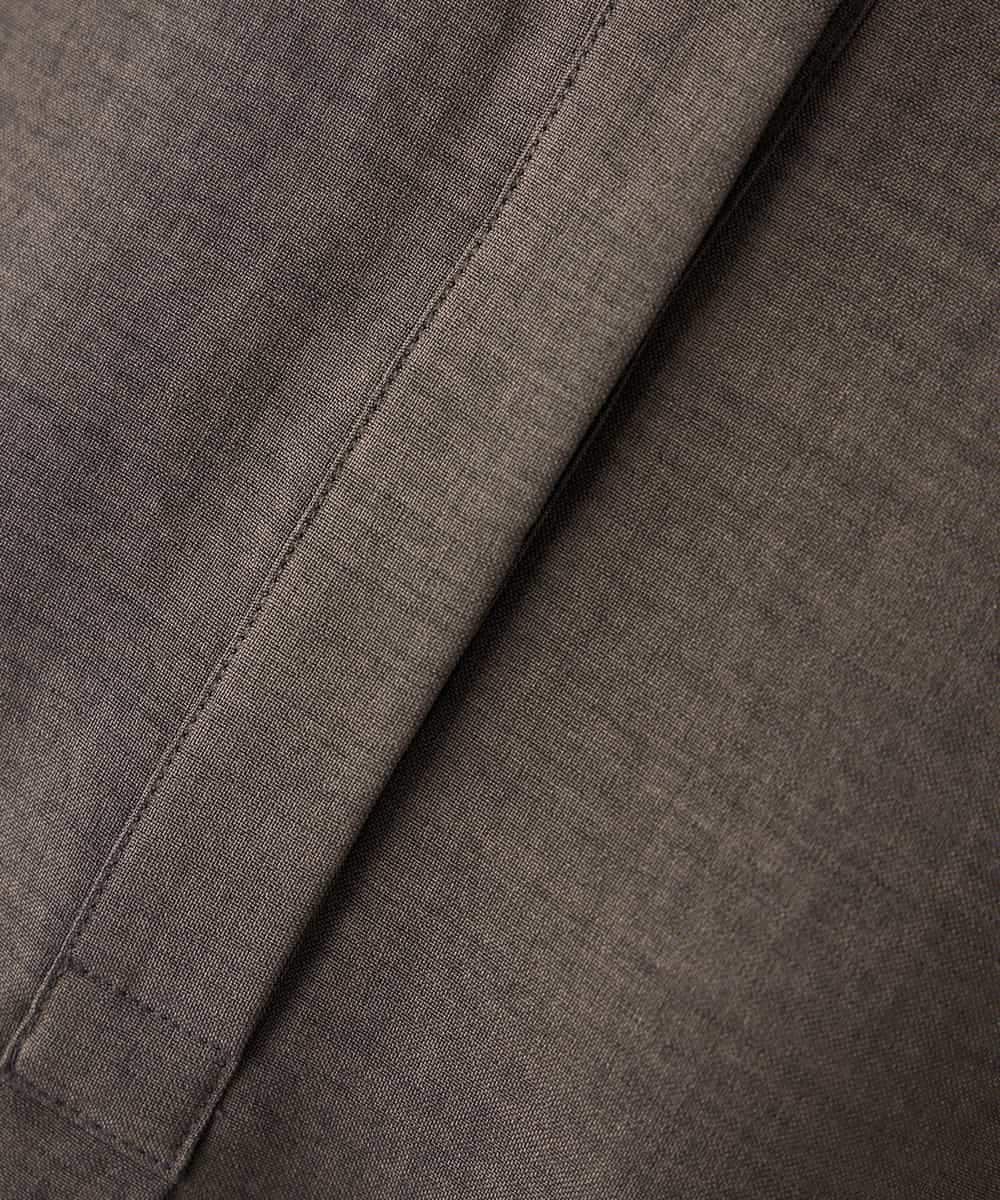 K2BHD06044 a.v.v(アー・ヴェ・ヴェ) 【接触冷感/UVカット】リネンライクスキッパーブラウス【セットアップ対応/アンチピリング】 ネイビー