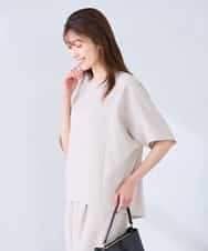 K2BHD37049 a.v.v(アー・ヴェ・ヴェ) ドルマンTブラウス【セットアップ対応】 グレージュ