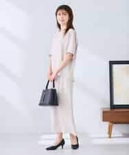 K2BHD37049 a.v.v(アー・ヴェ・ヴェ) ドルマンTブラウス【セットアップ対応】 グレージュ