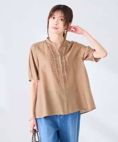 K2BHD39049 a.v.v フロントフリルデザインブラウス