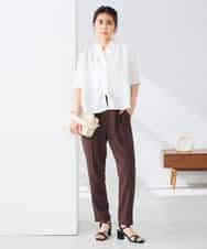 K2BHD42049 a.v.v(アー・ヴェ・ヴェ) フリルネックブラウス ホワイト