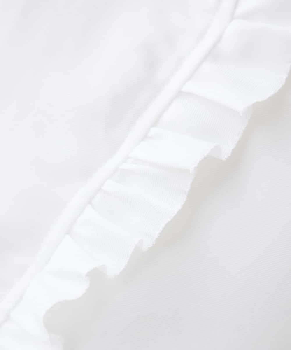 K2BHD42049 a.v.v(アー・ヴェ・ヴェ) フリルネックブラウス ホワイト