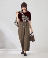 K2BJA05049 a.v.v(アー・ヴェ・ヴェ) オンブレーチェックシャツ ブラック