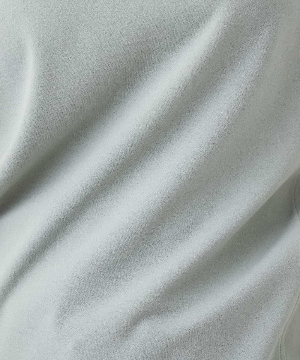 K2BJJ02044 a.v.v(アー・ヴェ・ヴェ) 【セットアップ対応/ イージーケア/楽チンカットソー】ドロップショルダーストレッチブラウス ミント