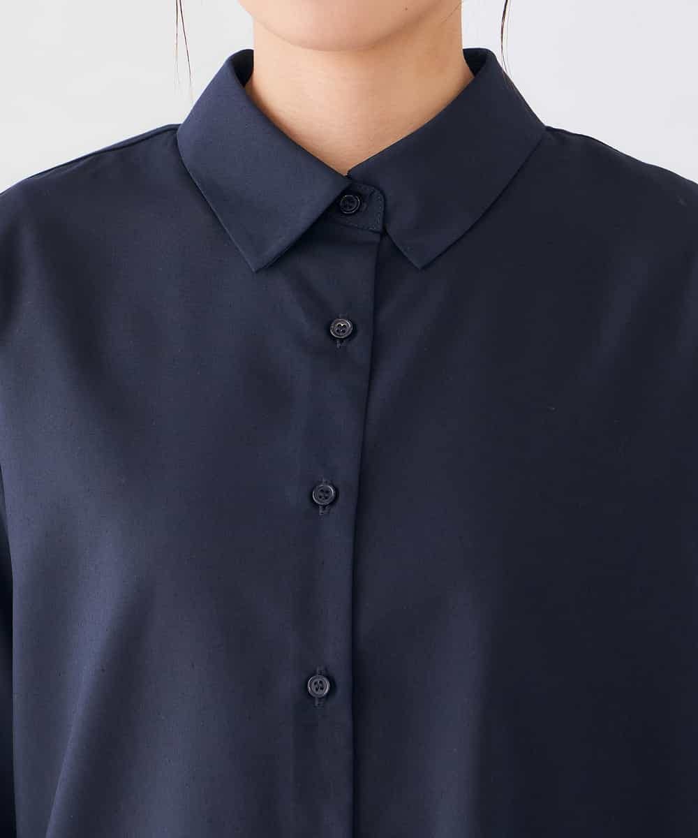 K2BKD03054 a.v.v(アー・ヴェ・ヴェ) レースヘムシャツ ホワイト