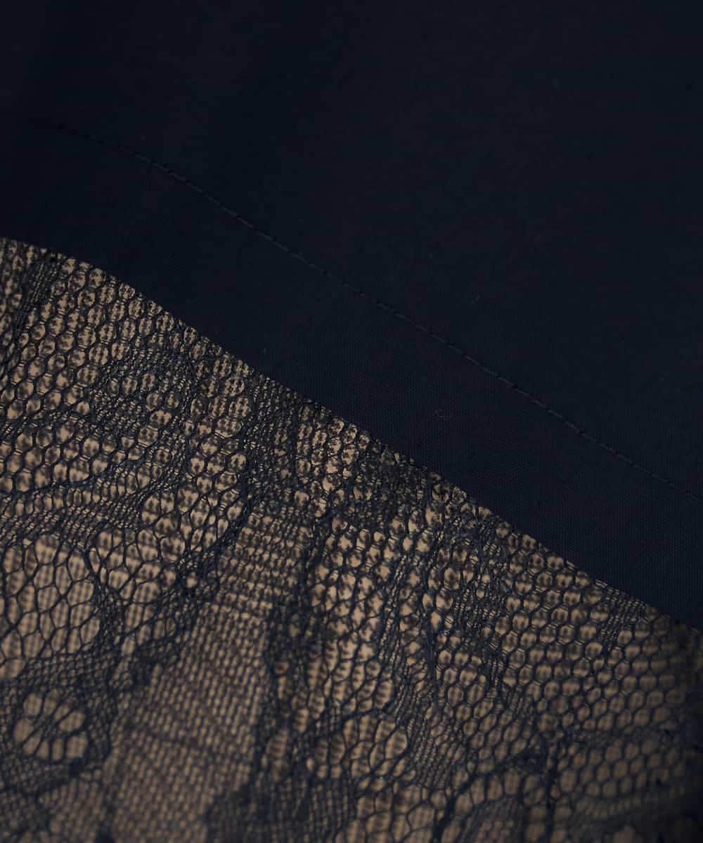 K2BKD03054 a.v.v(アー・ヴェ・ヴェ) レースヘムシャツ ホワイト