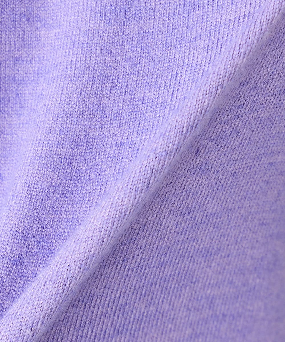 K2CAD40049 a.v.v(アー・ヴェ・ヴェ) 【洗える】クルーネック美ラクるカーディガン レッド