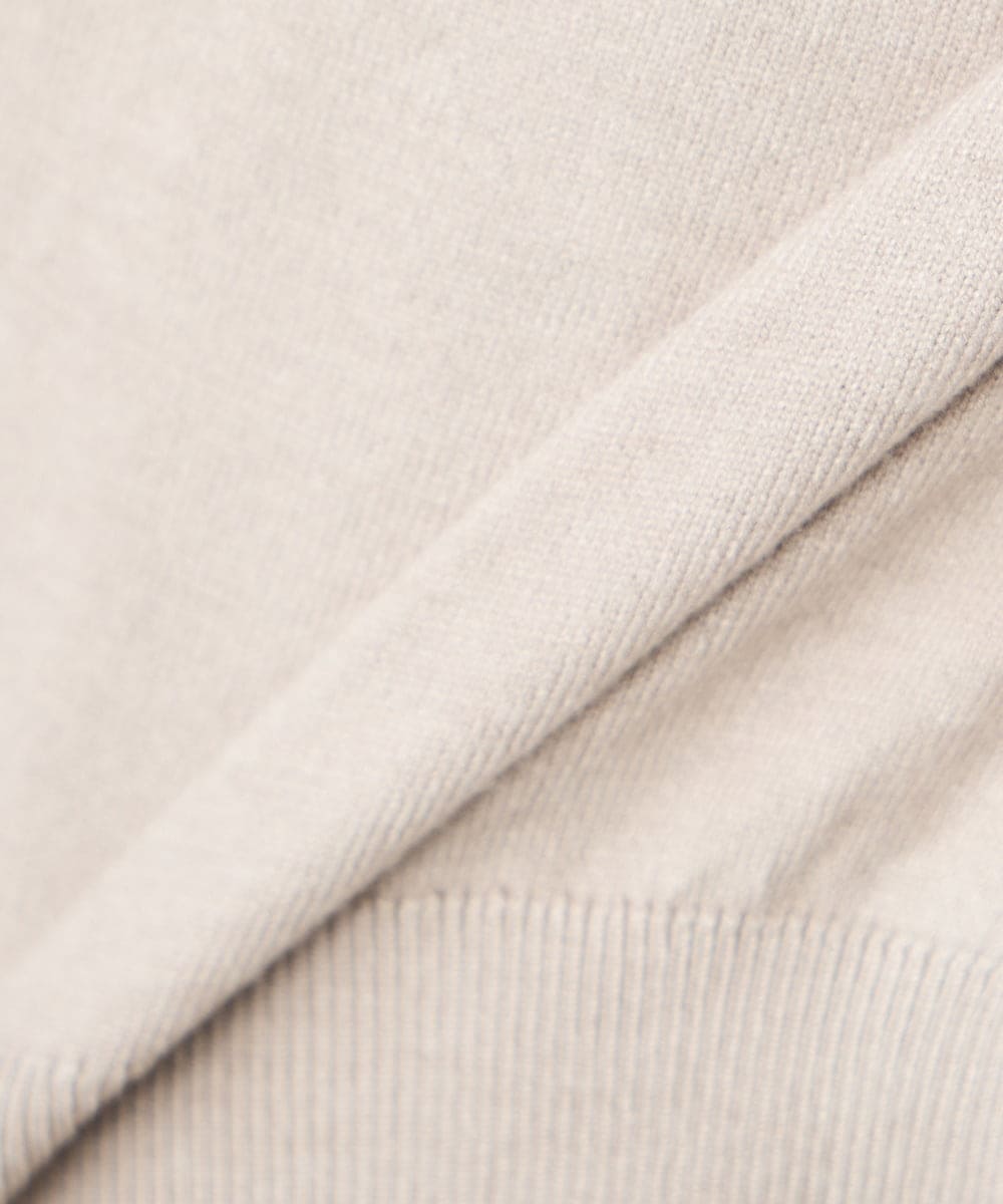 K2CAD40049 a.v.v(アー・ヴェ・ヴェ) 【洗える】クルーネック美ラクるカーディガン レッド