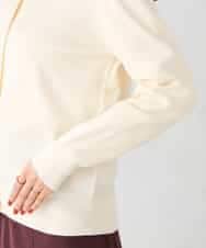 K2CAD40049 a.v.v(アー・ヴェ・ヴェ) 【洗える】クルーネック美ラクるカーディガン レッド