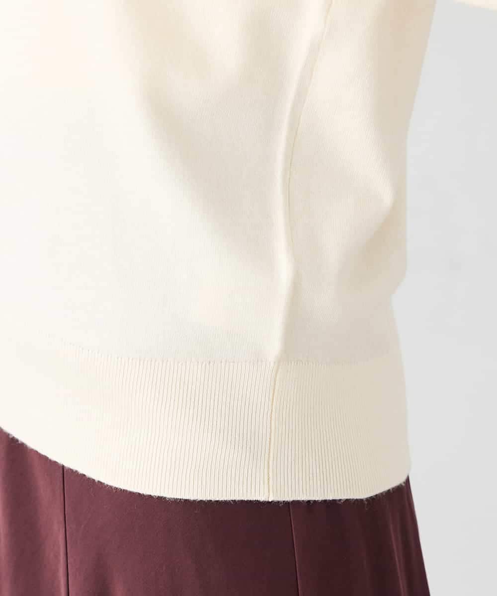 K2CAD40049 a.v.v(アー・ヴェ・ヴェ) 【洗える】クルーネック美ラクるカーディガン レッド