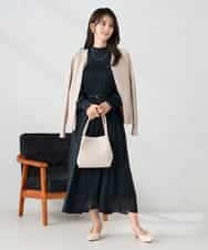 K2CAD41049 a.v.v(アー・ヴェ・ヴェ) 【洗える】Vネック美ラクるカーディガン レッド