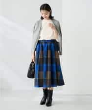 K2CAD41049 a.v.v(アー・ヴェ・ヴェ) 【洗える】Vネック美ラクるカーディガン レッド