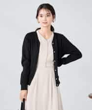 K2CAD41049 a.v.v(アー・ヴェ・ヴェ) 【洗える】Vネック美ラクるカーディガン レッド