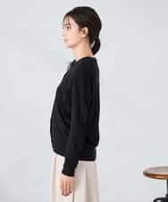 K2CAD41049 a.v.v(アー・ヴェ・ヴェ) 【洗える】Vネック美ラクるカーディガン レッド