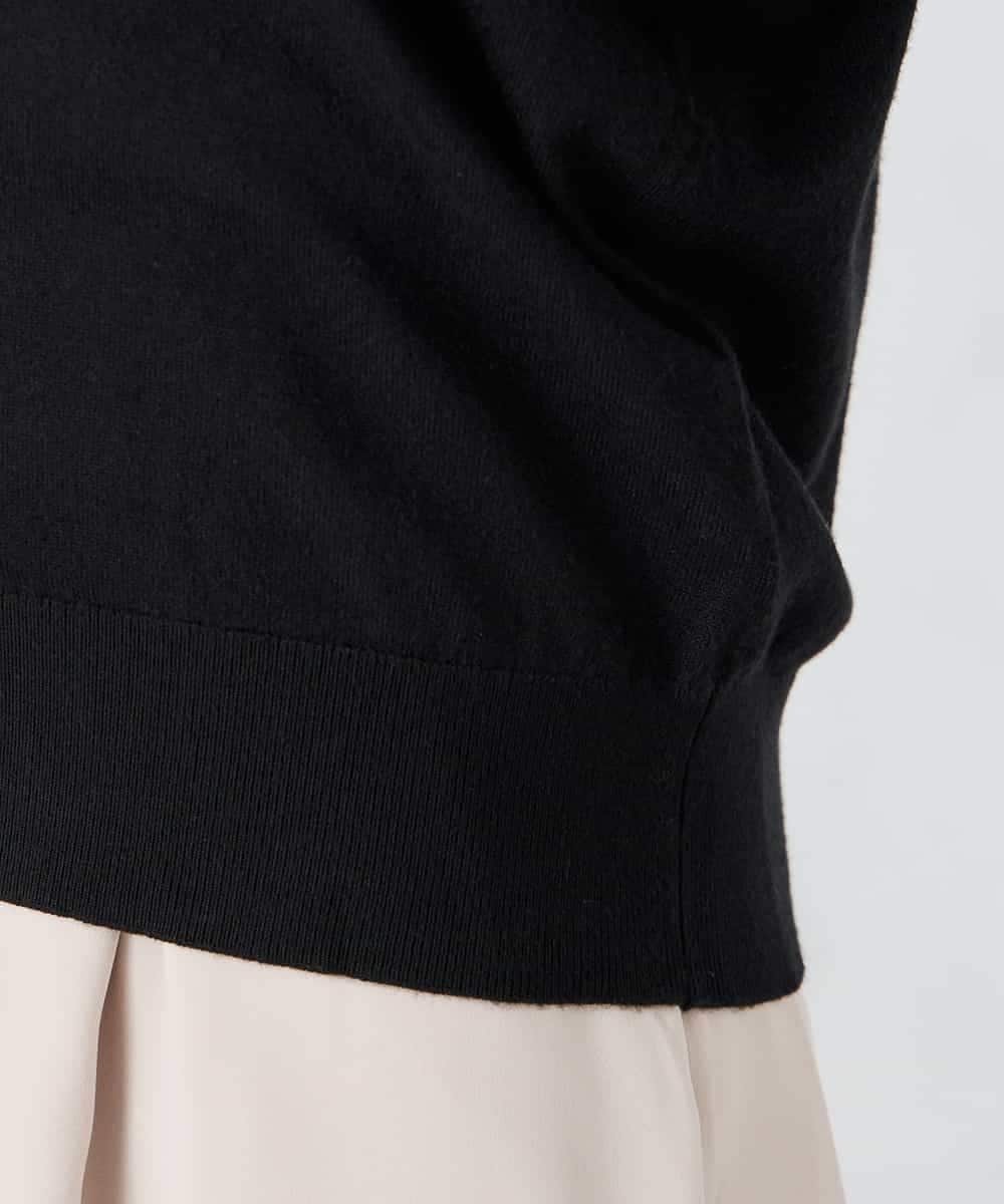 K2CAD41049 a.v.v(アー・ヴェ・ヴェ) 【洗える】Vネック美ラクるカーディガン レッド