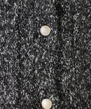 K2CBD16079 a.v.v(アー・ヴェ・ヴェ) ツイードニットジャケット ブラック