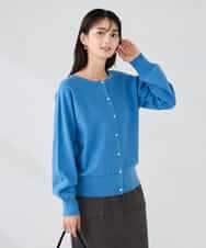 K2CBD20049 a.v.v(アー・ヴェ・ヴェ) 【2WAY】クルーネッククロップドカーディガン オレンジ