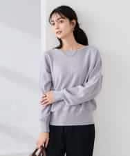 K2CBD20049 a.v.v(アー・ヴェ・ヴェ) 【2WAY】クルーネッククロップドカーディガン オレンジ