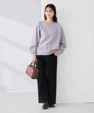 K2CBD20049 a.v.v(アー・ヴェ・ヴェ) 【2WAY】クルーネッククロップドカーディガン オレンジ