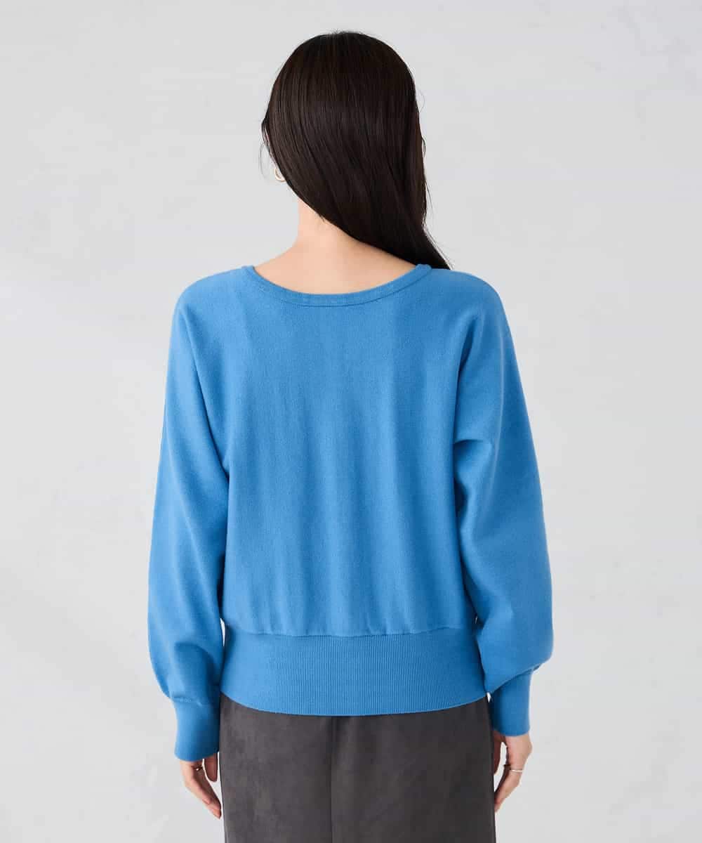 K2CBD20049 a.v.v(アー・ヴェ・ヴェ) 【2WAY】クルーネッククロップドカーディガン オレンジ