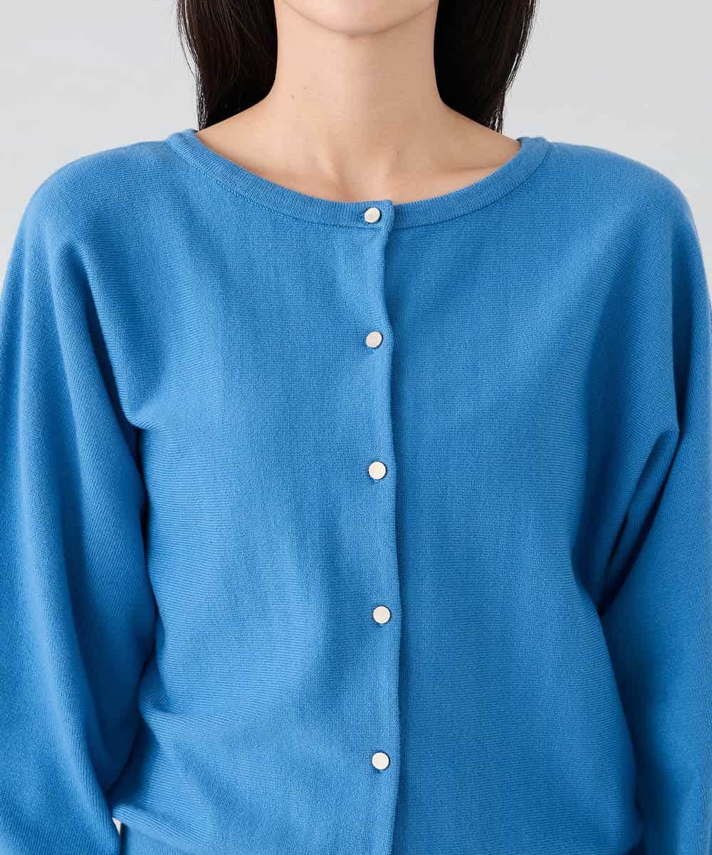 K2CBD20049 a.v.v(アー・ヴェ・ヴェ) 【2WAY】クルーネッククロップドカーディガン オレンジ