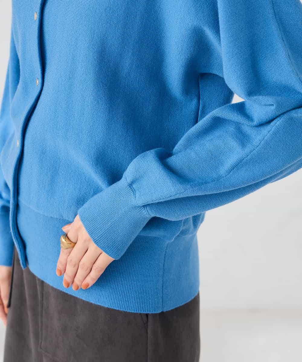 K2CBD20049 a.v.v(アー・ヴェ・ヴェ) 【2WAY】クルーネッククロップドカーディガン オレンジ