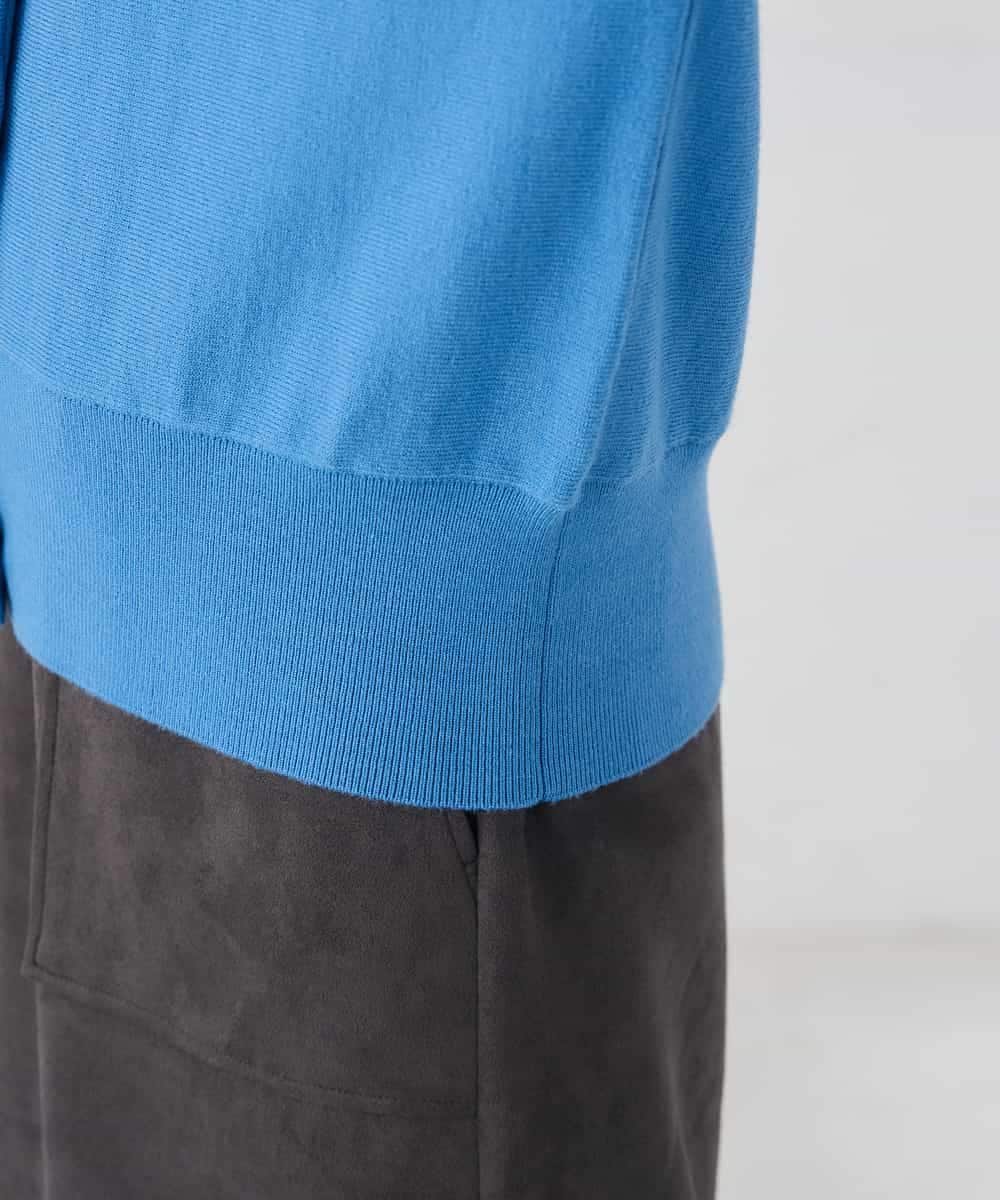 K2CBD20049 a.v.v(アー・ヴェ・ヴェ) 【2WAY】クルーネッククロップドカーディガン オレンジ