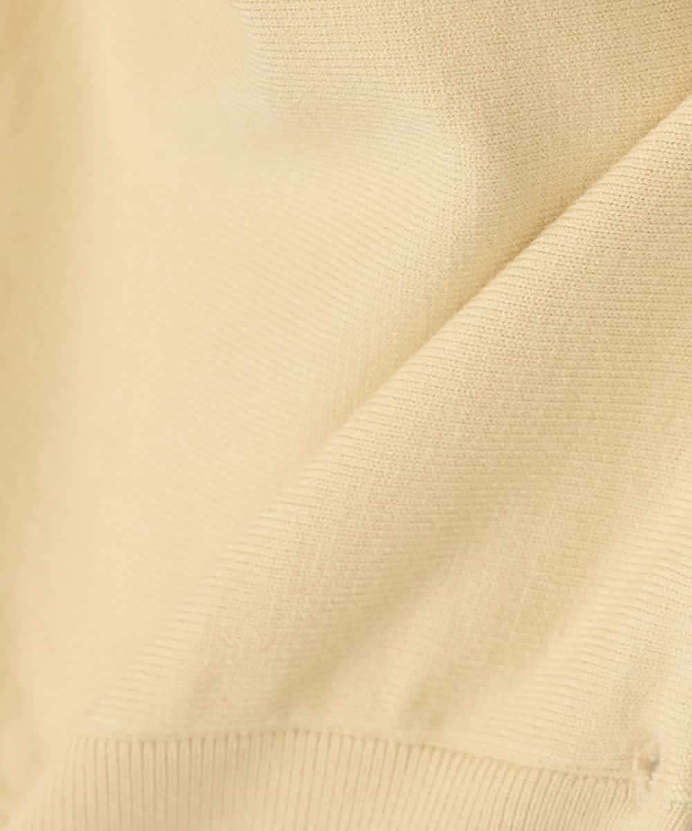 K2CBD20049 a.v.v(アー・ヴェ・ヴェ) 【2WAY】クルーネッククロップドカーディガン オレンジ