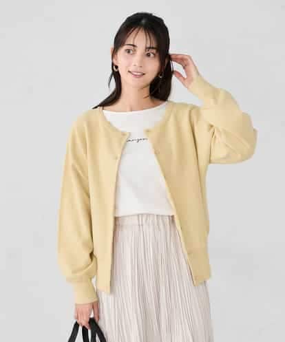 K2CBD20049 a.v.v 【2WAY】クルーネッククロップドカーディガン