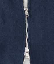 K2CED03059 a.v.v(アー・ヴェ・ヴェ) バックギャザーニットブルゾン ネイビー