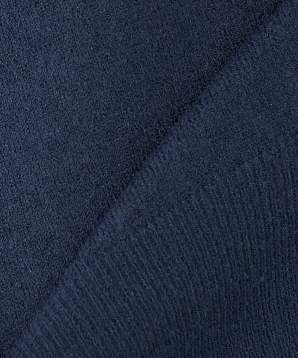 K2CED03059 a.v.v(アー・ヴェ・ヴェ) バックギャザーニットブルゾン ネイビー