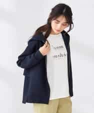 K2CED04054 a.v.v(アー・ヴェ・ヴェ) バックフレアダンボールパーカー ネイビー