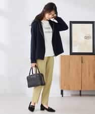 K2CED04054 a.v.v(アー・ヴェ・ヴェ) バックフレアダンボールパーカー ネイビー