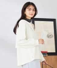 K2CED04054 a.v.v(アー・ヴェ・ヴェ) バックフレアダンボールパーカー ネイビー