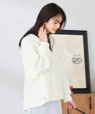 K2CED04054 a.v.v(アー・ヴェ・ヴェ) バックフレアダンボールパーカー ネイビー