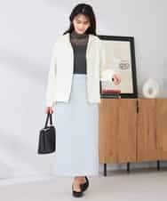 K2CED04054 a.v.v(アー・ヴェ・ヴェ) バックフレアダンボールパーカー ネイビー