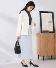 K2CED04054 a.v.v(アー・ヴェ・ヴェ) バックフレアダンボールパーカー ネイビー