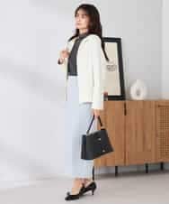 K2CED04054 a.v.v(アー・ヴェ・ヴェ) バックフレアダンボールパーカー ネイビー