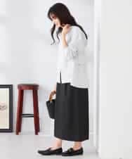 K2CED04054 a.v.v(アー・ヴェ・ヴェ) バックフレアダンボールパーカー ネイビー