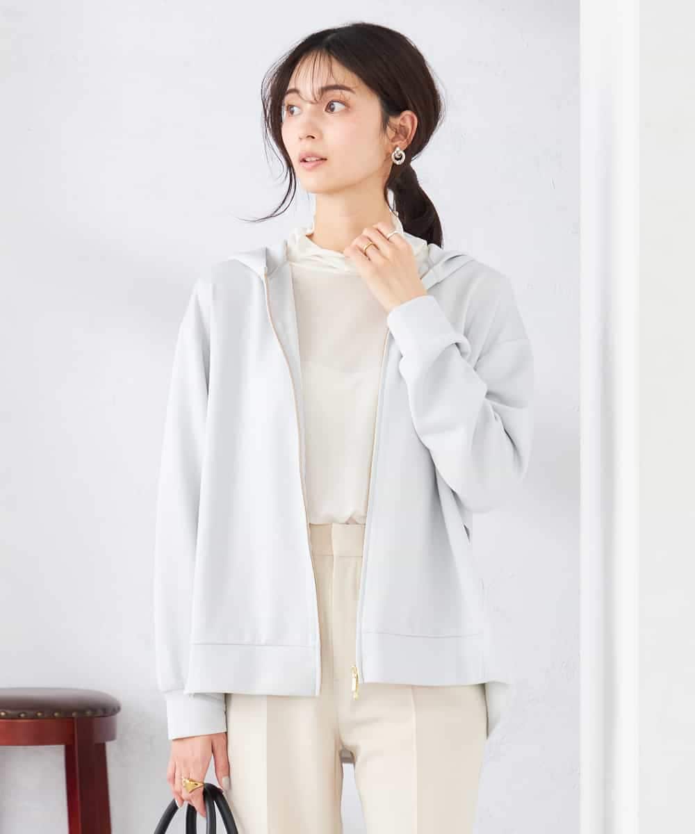 K2CED04054 a.v.v(アー・ヴェ・ヴェ) バックフレアダンボールパーカー ネイビー