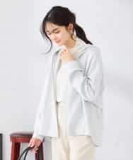 K2CED04054 a.v.v(アー・ヴェ・ヴェ) バックフレアダンボールパーカー ネイビー