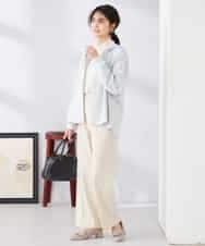 K2CED04054 a.v.v(アー・ヴェ・ヴェ) バックフレアダンボールパーカー ネイビー