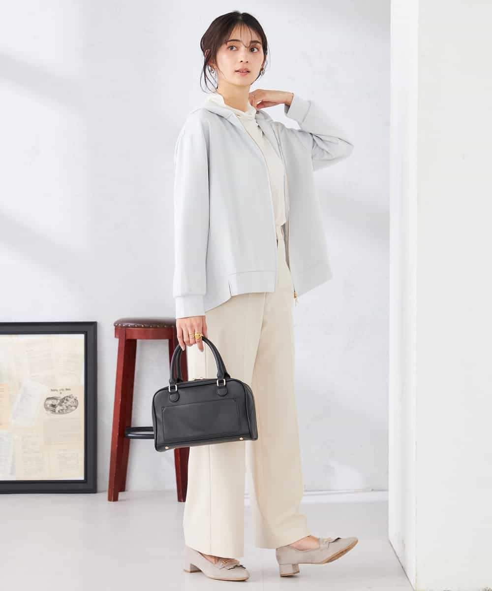 K2CED04054 a.v.v(アー・ヴェ・ヴェ) バックフレアダンボールパーカー ネイビー