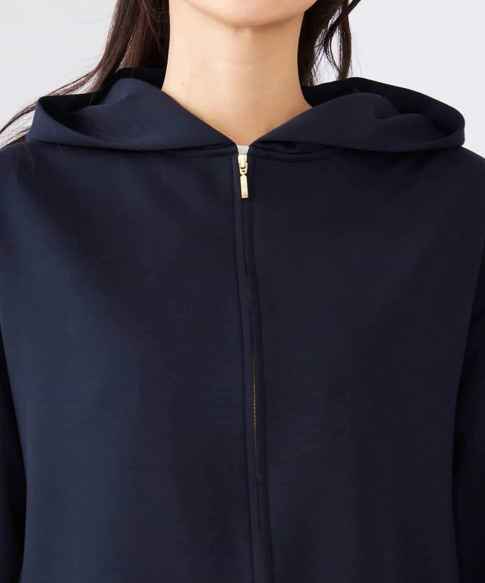 K2CED04054 a.v.v(アー・ヴェ・ヴェ) バックフレアダンボールパーカー ネイビー