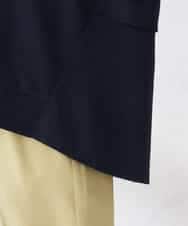 K2CED04054 a.v.v(アー・ヴェ・ヴェ) バックフレアダンボールパーカー ネイビー