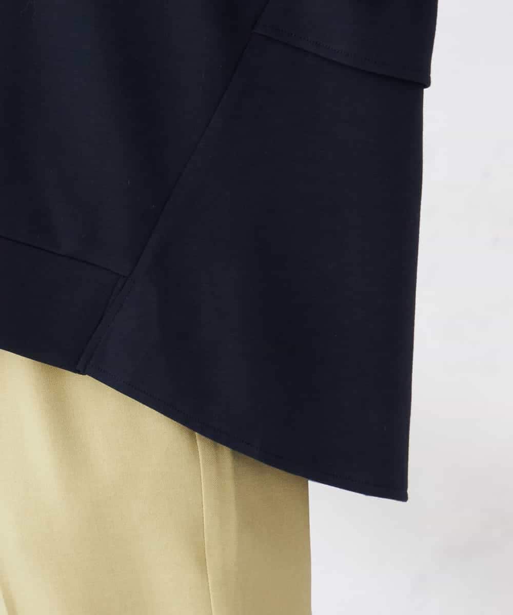 K2CED04054 a.v.v(アー・ヴェ・ヴェ) バックフレアダンボールパーカー ネイビー