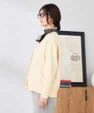 K2CED05049 a.v.v(アー・ヴェ・ヴェ) スウェットライクVネックカーディガン ピンク